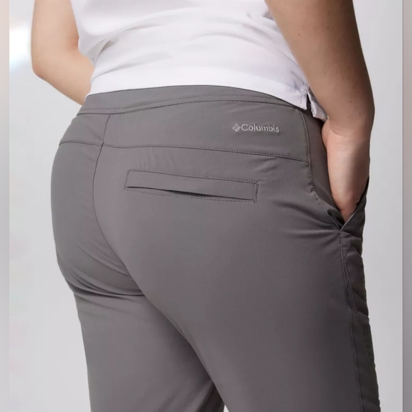 NWT Columbia Women's Anytime Outdoor Long Short Gray - Picture 6 of 13